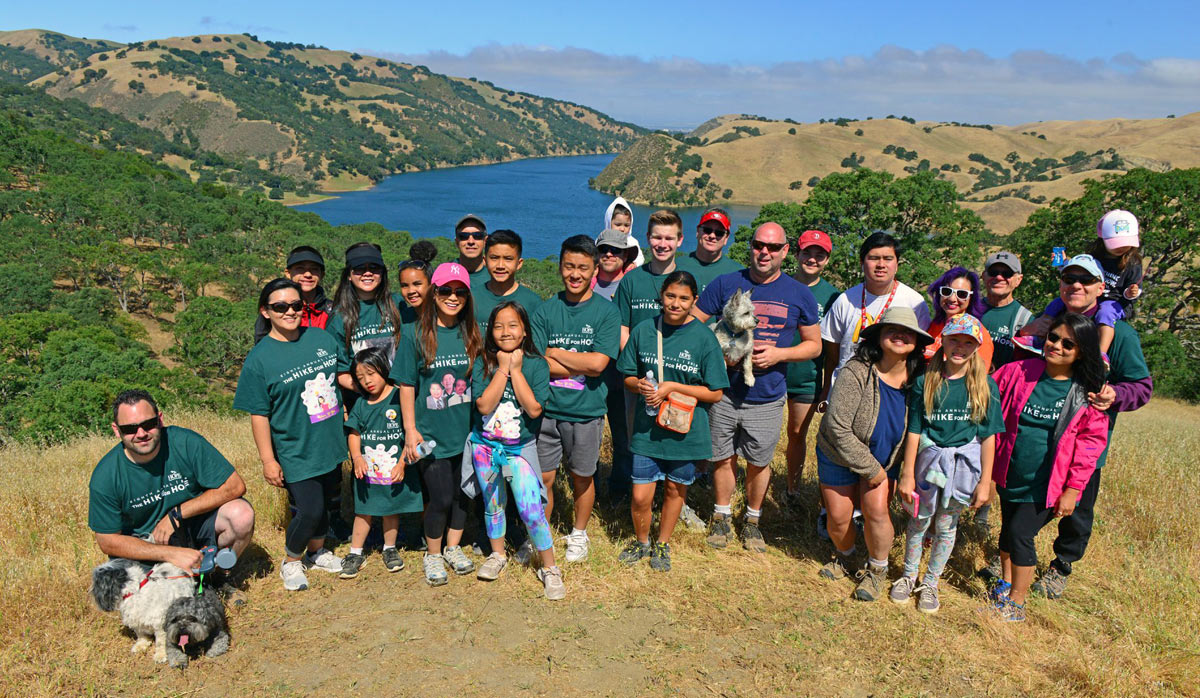 The eighth annual Hike For Starr participants group photo