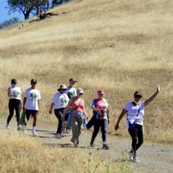 hikers at Del Valle Regional Park